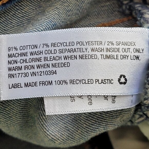 Universal Thread Sz 8 Regular High Rise Skinny Jeans Medium Wash Worn 1x Denim - Picture 9 of 10